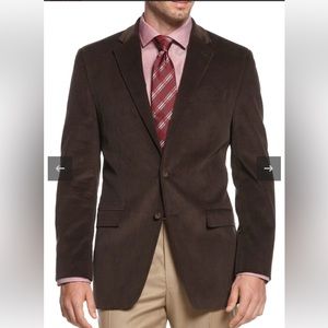 Men’s 58L Dark Brown Corduroy Sportscoat